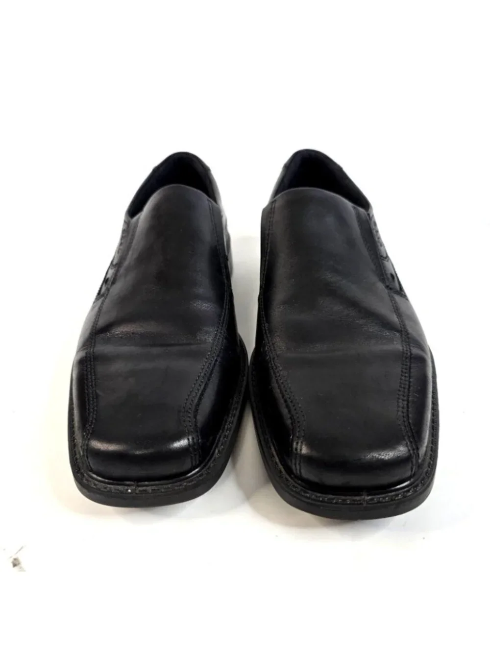 Ecco New Jersey Slip On Black Loafers Men's Size 13